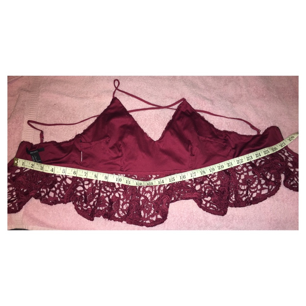 Forever 21 Ruffle Crop Top! - Picture 2 of 3
